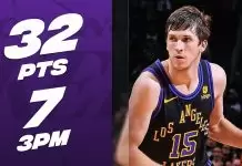 Reaves lights up as Lakers stun Celtics in absence of James and Davis