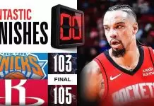 Dillon Brooks leads Rockets past Knicks in controversial finish