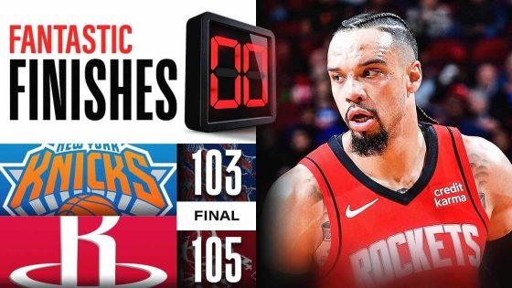 Dillon Brooks leads Rockets past Knicks in controversial finish