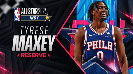 Tyrese Maxey reacts to first NBA All-Star selection