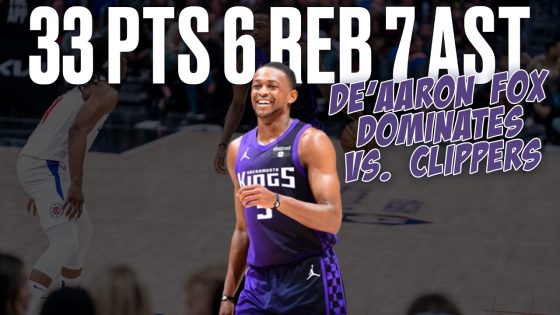 De’Aaron Fox drops 33 points as Kings dominate Clippers