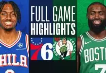 Brown, Tatum, Porzingis lead Celtics to win over 76ers