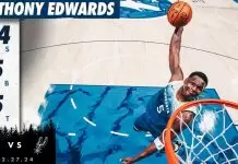 Anthony Edwards dominates with 34 points as Timberwolves top Spurs