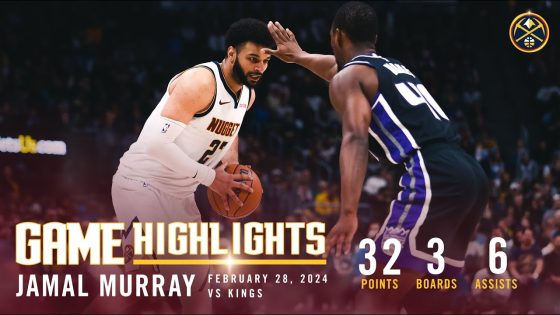Jamal Murray drops 32 points as Nuggets dominate Kings