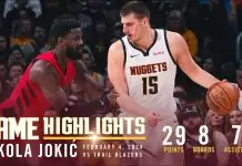 Nikola Jokic guides Nuggets to comeback win over Trail Blazers