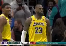 Russell, James, and Davis lead Lakers to 3rd straight win over Hornets