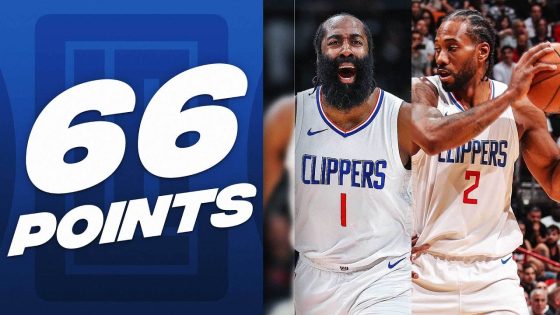 Leonard and Harden combine for 66 points as Clippers edge Hawks