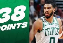 Jayson Tatum’s 38-point outburst propels Celtics to win over Jazz