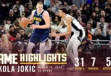Nikola Jokic leads Nuggets past Spurs with 31 points