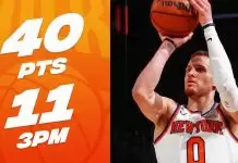 Donte DiVincenzo explodes for 40 points as Knicks overwhelm Pistons