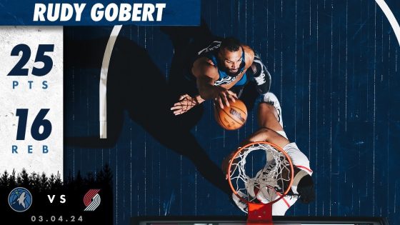 Rudy Gobert guides Timberwolves to close win over Trail Blazers