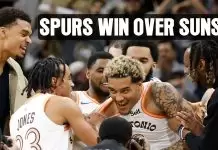 Spurs stun Suns despite Booker and Durant combining for 65 points