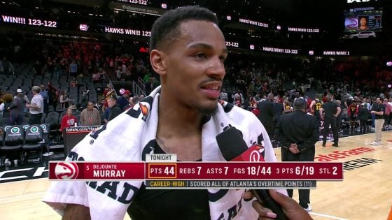 Dejounte Murray on taking 44 shots: “Kobe would be proud of me”