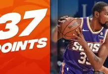 Kevin Durant’s 37 points propel Suns to win over Cavaliers