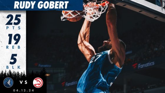 Rudy Gobert’s dominance leads Timberwolves past Hawks