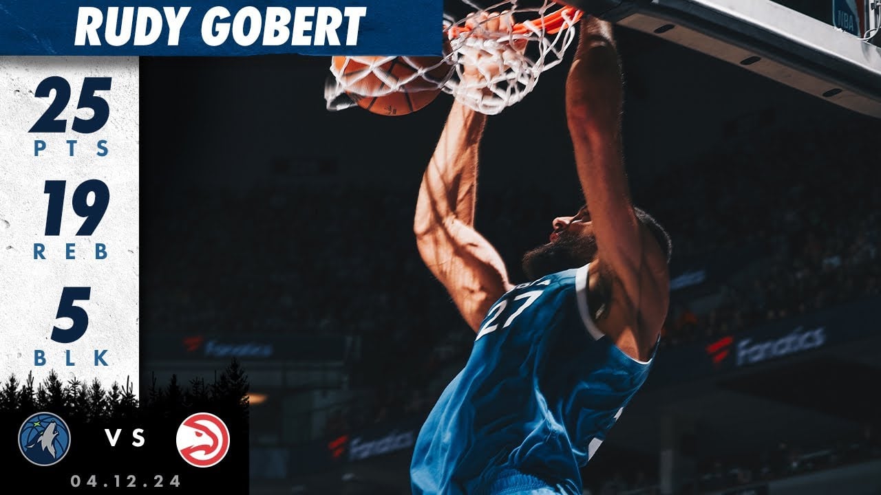 Rudy Gobert's dominance leads Timberwolves past Hawks - TalkBasket.net