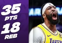 Anthony Davis’ 35-18 double-double propels Lakers past Wizards
