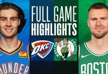 Celtics blowout Thunder by 35 points