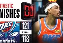 Thunder edge Hornets in tight finish
