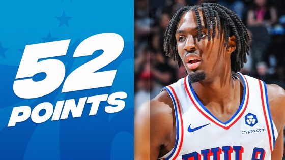 Tyrese Maxey erupts with 52 points as 76ers beat Spurs in 2OT