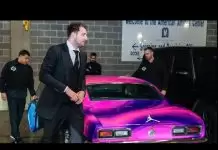 Luka Doncic arrives in style, driving Chevrolet Camaro to Game 3 against Clippers