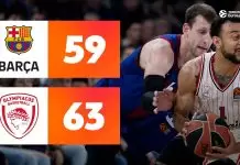 Olympiacos edge Barcelona in game 5, returns to Final Four