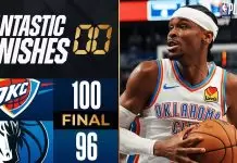 Thunder edge Mavericks in Game 4 to tie series