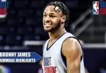 Jazz show interest in Bronny James