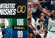 Celtics win Game 3 against Mavericks, near sweep