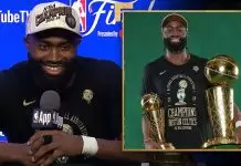 Jaylen Brown: “The doubters may be quieted now, but they’ll be back next year”