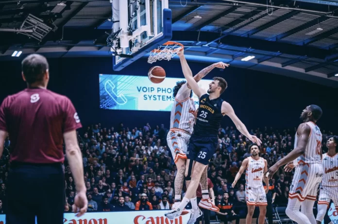 Sheffield Sharks playing Leicester Riders. Photo credit: Sheffield Sharks