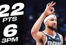 Klay Thompson reacts to his record-setting debut with Mavericks