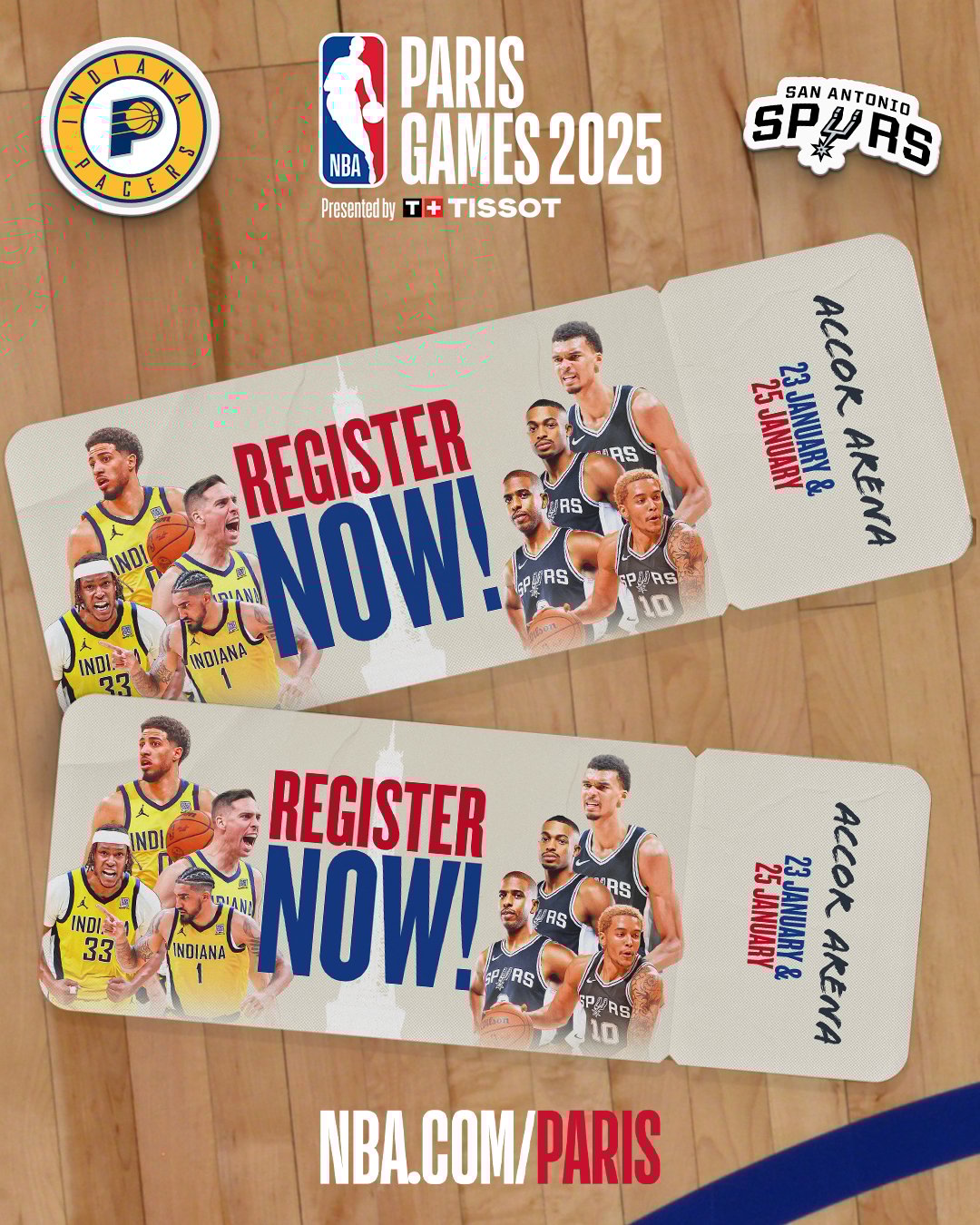 NBA Paris Games 2025 Ticket sales begin October 24