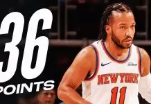 Jalen Brunson scores 36 as Knicks dominate Pistons for 16th straight win