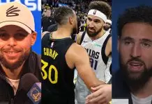Thompson on Curry: “It hurts to be on the other side of his flurries”