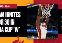Bam Adebayo’s 4th-quarter surge leads Heat past Pacers in NBA Cup