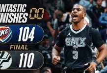 Chris Paul records double-double as Spurs upset Thunder