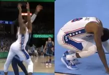 Paul George suffers knee hyperextension again in Grizzlies loss