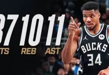 Giannis has 37-point triple-double as Bucks beat Pacers in NBA Cup