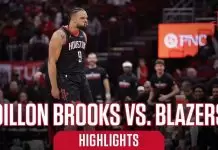 Brooks shines with 28 points as Rockets dominate Trail Blazers in NBA Cup