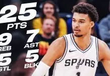 Spurs overcome slow start, defeat Jazz with Wembanyama’s stellar play
