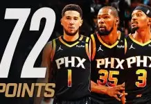 Suns’ Big 3 combine for 77 points in blowout NBA Cup win over Lakers