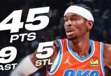Gilgeous-Alexander drops 45 as Thunder overcome Clippers in high-scoring battle