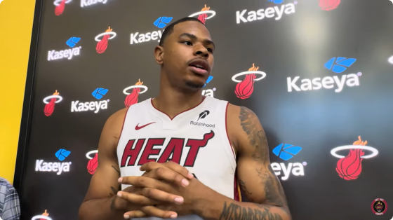 Heat promote Keshad Johnson to standard NBA contract