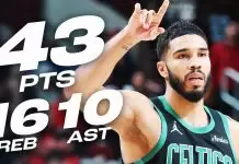 Tatum drops 43 points as Celtics crush Bulls