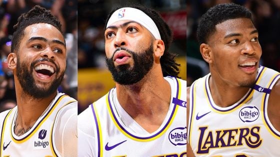 Davis, Russell, Hachimura carry Lakers to win over Trail Blazers