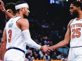 Josh Hart steals show at Karl-Anthony Towns’ wedding