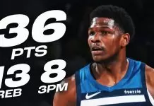 Edwards dominates with 36 points in Timberwolves’ win over Knicks