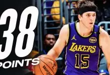 Reaves scores career-high 38 Points in Lakers’ narrow win over Nets