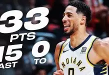 Haliburton scores 33 points as Pacers defeat Heat